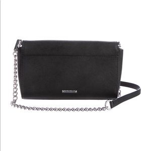 Rebecca Minkoff Crosshatch Black Leather Bag